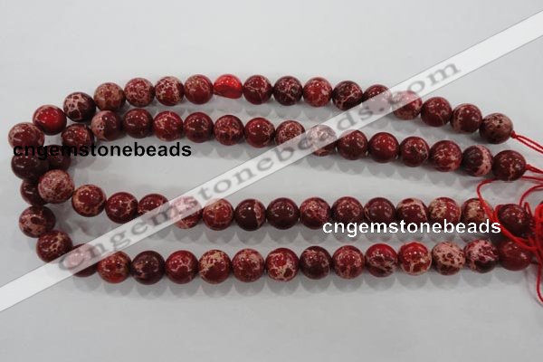 CDI823 15.5 inches 10mm round dyed imperial jasper beads wholesale