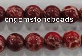 CDI824 15.5 inches 12mm round dyed imperial jasper beads wholesale