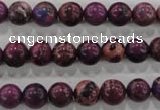 CDI832 15.5 inches 8mm round dyed imperial jasper beads wholesale