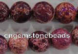 CDI836 15.5 inches 15mm round dyed imperial jasper beads wholesale