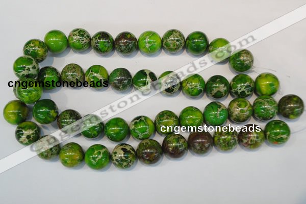 CDI84 16 inches 18mm round dyed imperial jasper beads wholesale