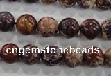 CDI843 15.5 inches 10mm round dyed imperial jasper beads wholesale