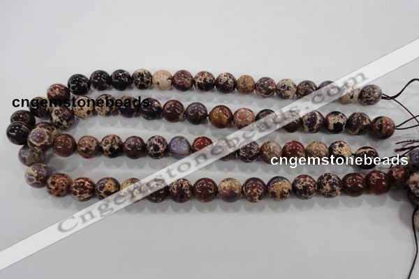 CDI843 15.5 inches 10mm round dyed imperial jasper beads wholesale