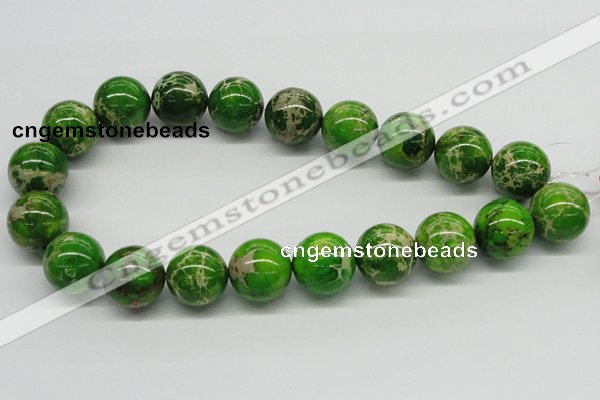 CDI85 16 inches 20mm round dyed imperial jasper beads wholesale