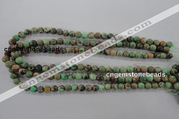 CDI851 15.5 inches 6mm round dyed imperial jasper beads wholesale