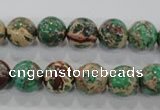 CDI853 15.5 inches 10mm round dyed imperial jasper beads wholesale