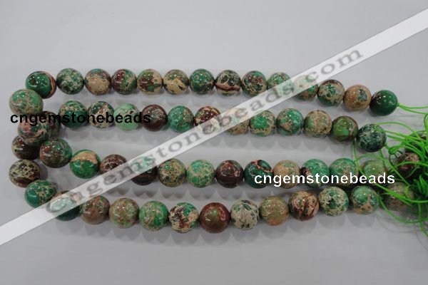 CDI854 15.5 inches 12mm round dyed imperial jasper beads wholesale