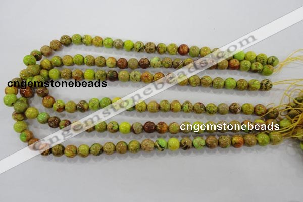 CDI861 15.5 inches 6mm round dyed imperial jasper beads wholesale