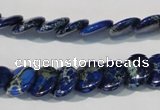 CDI911 15.5 inches 12mm flat round dyed imperial jasper beads