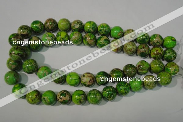 CDI923 15.5 inches 16mm round dyed imperial jasper beads