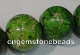 CDI925 15.5 inches 24mm round dyed imperial jasper beads