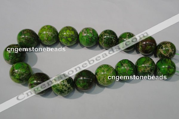 CDI925 15.5 inches 24mm round dyed imperial jasper beads