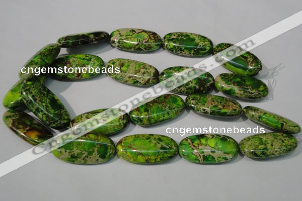 CDI942 15.5 inches 30*40mm oval dyed imperial jasper beads