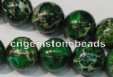 CDI958 15.5 inches 18mm round dyed imperial jasper beads