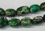 CDI960 15.5 inches 10*13mm nuggets dyed imperial jasper beads