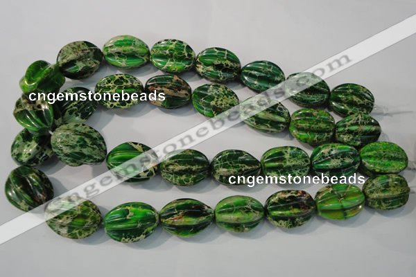 CDI966 15.5 inches 18*25mm star fruit shaped dyed imperial jasper beads