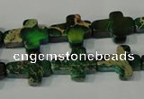 CDI978 15.5 inches 12*16mm cross dyed imperial jasper beads