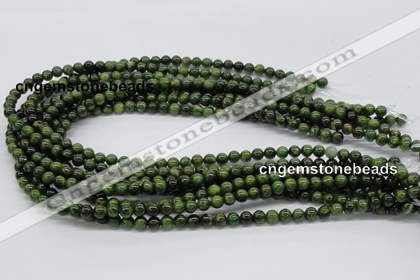 CDJ01 15.5 inches 6mm round Canadian jade beads wholesale