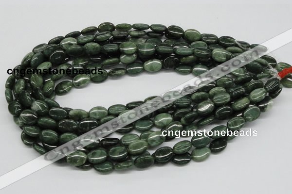 CDJ07 15.5 inches 10*14mm oval Canadian jade beads wholesale