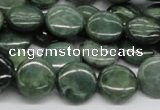 CDJ09 15.5 inches 14mm flat round Canadian jade beads wholesale