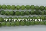 CDJ137 15.5 inches 4mm faceted round Canadian jade beads wholesale