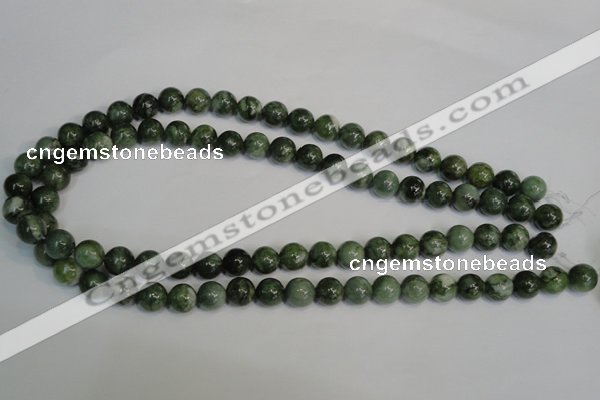 CDJ14 15.5 inches 10mm round Canadian jade beads wholesale