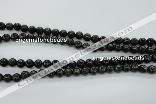 CDJ140 15.5 inches 8mm round Canadian jade beads wholesale