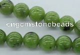 CDJ141 15.5 inches 8mm round Canadian jade beads wholesale