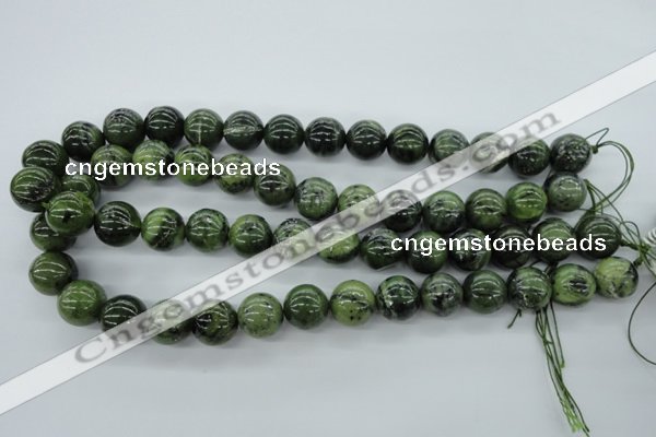 CDJ142 15.5 inches 14mm round Canadian jade beads wholesale