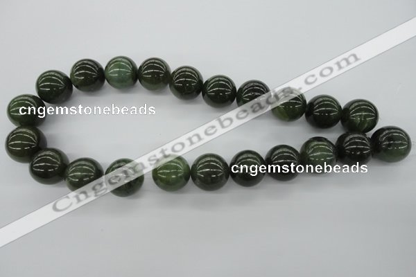 CDJ143 15.5 inches 18mm round Canadian jade beads wholesale