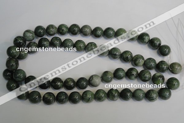 CDJ16 15.5 inches 14mm round Canadian jade beads wholesale