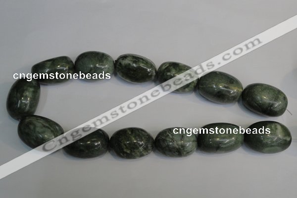 CDJ24 15.5 inches 20*30mm nuggets Canadian jade beads wholesale