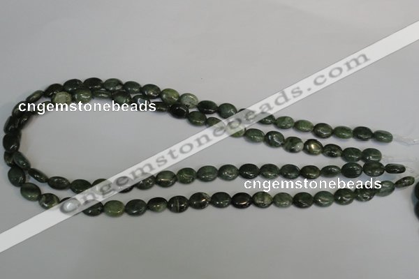 CDJ27 15.5 inches 8*10mm oval Canadian jade beads wholesale