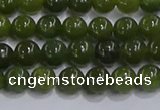 CDJ271 15.5 inches 6mm round Canadian jade beads wholesale