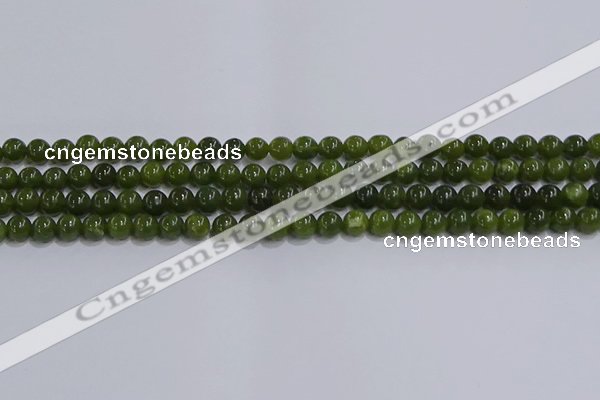 CDJ271 15.5 inches 6mm round Canadian jade beads wholesale