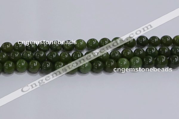 CDJ274 15.5 inches 12mm round Canadian jade beads wholesale