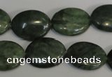 CDJ28 15.5 inches 15*20mm oval Canadian jade beads wholesale