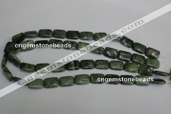 CDJ31 15.5 inches 13*18mm rectangle Canadian jade beads wholesale