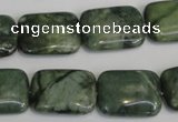 CDJ32 15.5 inches 15*20mm rectangle Canadian jade beads wholesale