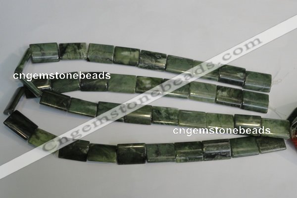 CDJ35 15.5 inches 15*20mm flat tube Canadian jade beads wholesale