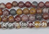 CDJ400 15.5 inches 4mm round sonoran dendritic jasper beads