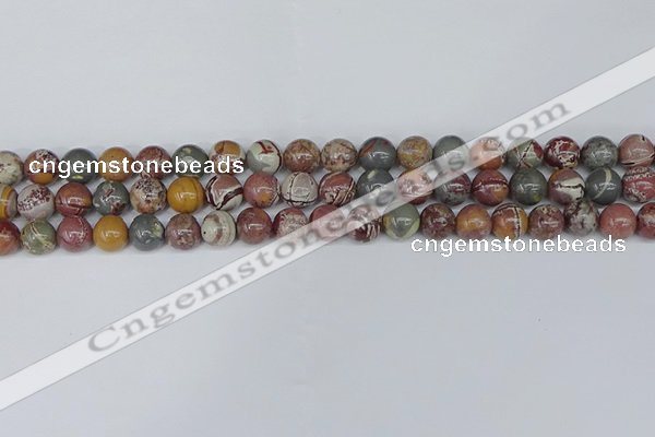 CDJ402 15.5 inches 8mm round sonoran dendritic jasper beads