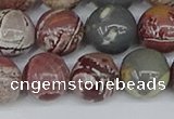 CDJ404 15.5 inches 12mm round sonoran dendritic jasper beads