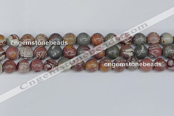 CDJ405 15.5 inches 14mm round sonoran dendritic jasper beads