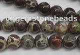 CDM03 15.5 inches 8mm round African dalmatian jasper beads