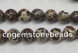 CDM04 15.5 inches 10mm round African dalmatian jasper beads