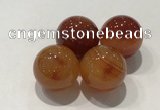 CDN1006 20mm round red agate decorations wholesale