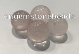 CDN1011 25mm round rose quartz decorations wholesale