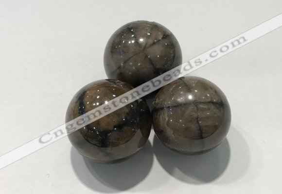 CDN1049 30mm round staurolite decorations wholesale