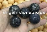 CDN11 25mm round pyrite gemstone decorations wholesale